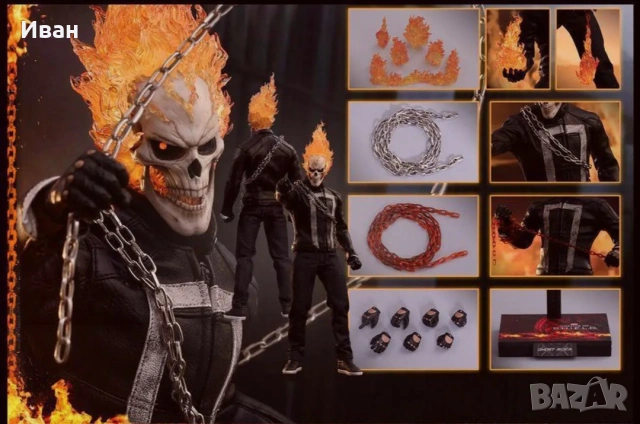 Hot Toys Deluxe Ghost Raider , снимка 4 - Колекции - 53350073