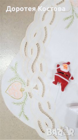 Страхотен лот за Коледа + покривка , снимка 6 - Декорация за дома - 37801909