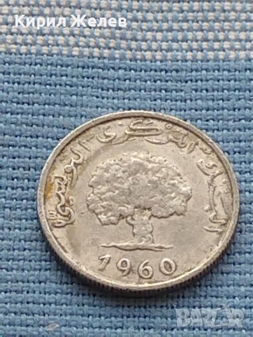 Две монети 1 millimes 1960г. Тунис/ 1 цент 1982г. Африка за КОЛЕКЦИОНЕРИ 41215, снимка 5 - Нумизматика и бонистика - 42788197