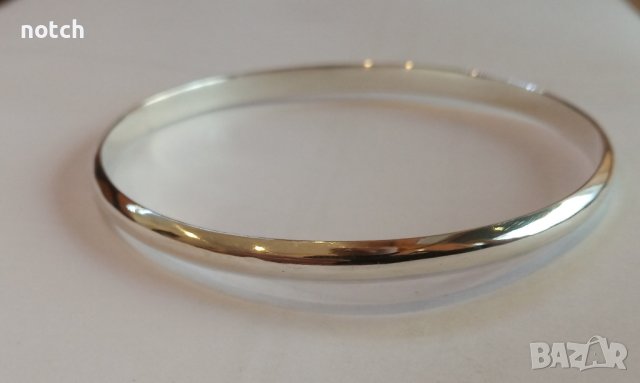 Сребърна гривна, снимка 3 - Гривни - 44148228