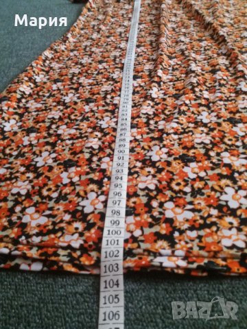 Рокля с цветя Л/ХЛ - 10 ЛВ, снимка 2 - Рокли - 33753697