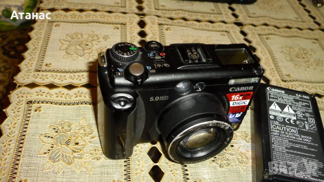 Фотоапарат Canon PowerShot G5, снимка 2 - Фотоапарати - 44191599