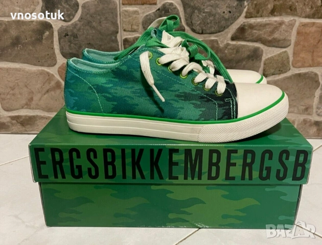 Дамски кецове BIKKEMBERGS, B4BKW0114, Зелен-37 и 40