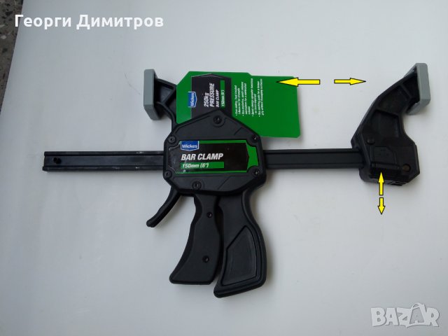  стяга бърза нова WICKES / IRWIN  250кг. стягащо усилие, качествени , снимка 5 - Стяги - 28917294