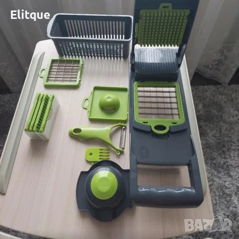 Кухненско ренде с контейнер Nicer Dicer Plus – 13 части 🥕