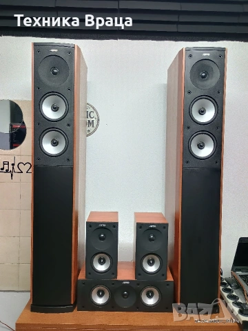 Тонколони JAMO S 626. Комплект 5.0. Звук без компромис! Изпращам видео. 