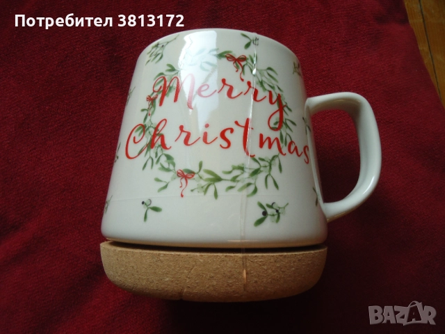 коледен плик и чаша, снимка 4 - Коледни подаръци - 43457890