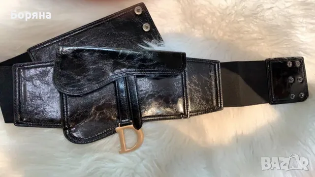 Dior Широк колан с малка чантичка за кръст , снимка 2 - Колани - 48572887