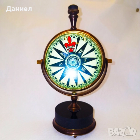 Бронзов часовник с ретро дизайн, снимка 2 - Други - 52028888