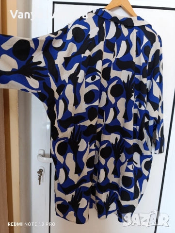 Monki риза/ рокля с интересен принт ХЛ, снимка 4 - Рокли - 51778295