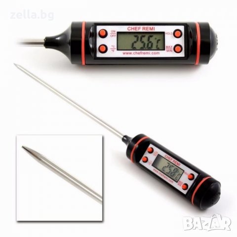 Кухненски термометър дигитален електронни за течности със сонда пръчка цена нов, снимка 9 - Друга електроника - 35263677