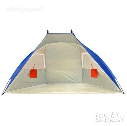 Плажна палатка (сенник) с дъно, основа трапец 270х120 см, височина 140см.