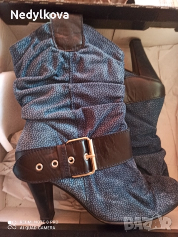 Дамски боти естествена кожа