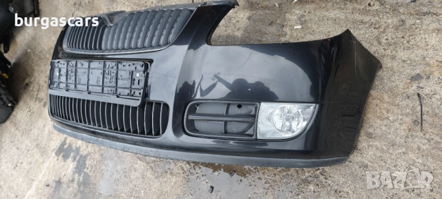 Предна броня Skoda Fabia II - 140лв, снимка 3 - Части - 51919910