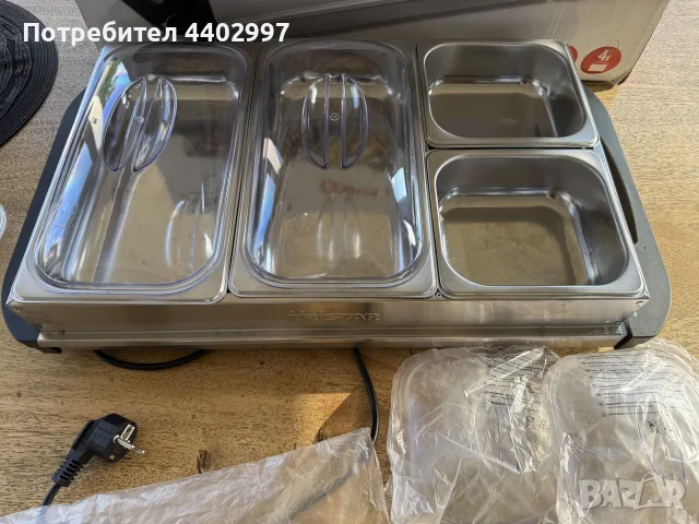 Уред за поддържане на храната топла buffet server Tristar, снимка 3 - Обзавеждане на кухня - 56104732