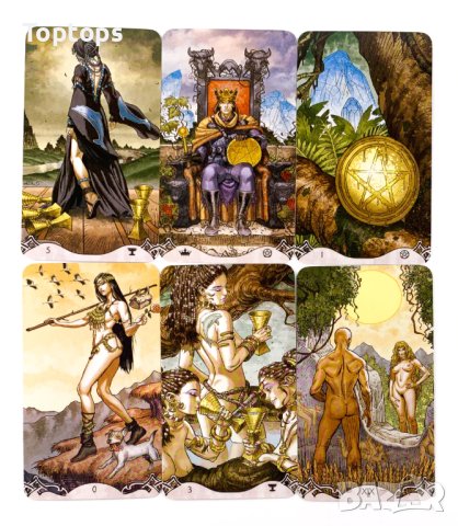 Таро за любовни гадания:  Decameron Tarot & Erotic FantasyTarot , снимка 12 - Карти за игра - 33813796