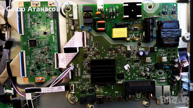 Hisense 58A7100F със счупена матрица ,RSAG7.820.9502/ROH ,CV580U1-T01-CB-1 ,WTA1M2500 ,HD580X1U91-L1, снимка 7 - Части и Платки - 34200068