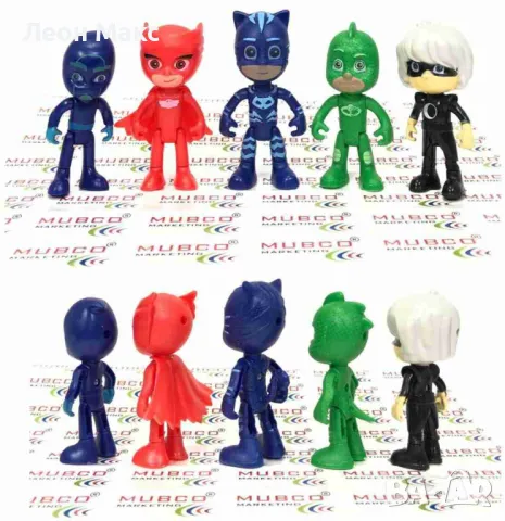 Фигурки Пи Джей маск, PJ Masks, 9 броя, снимка 5 - Фигурки - 48299897