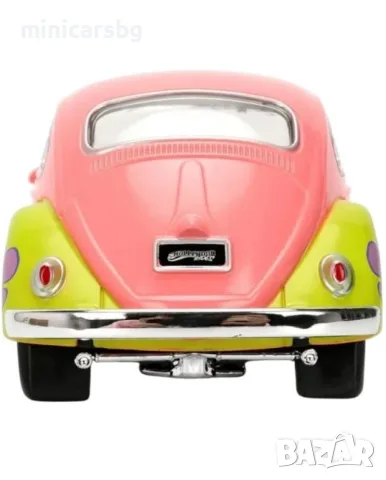 Метални колички: Спондж Боб – Патрик 1959 Volkswagen Beetle, метален модел 1:32, снимка 3 - Колекции - 55953919