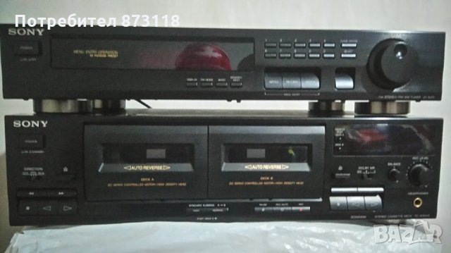 Продавам SONY STEREO CASSETE DECK TC-WR445  			