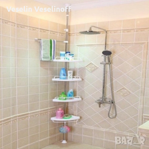Етежерка за баня- ъглова