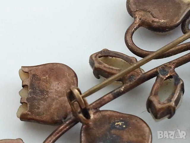 Антикварна брошка, снимка 7 - Антикварни и старинни предмети - 29581292