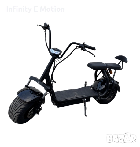 Електрически скутер Harley, 1500W (Черен)