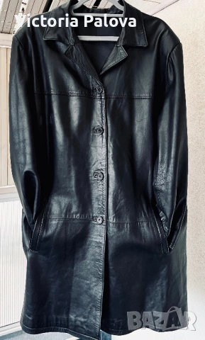 Луксозно пролетно яке/манто от мека агнешка кожа, снимка 13 - Якета - 53981857