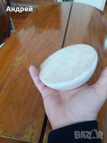 Стар Мраморен пепелник #2, снимка 4 - Антикварни и старинни предмети - 31614469