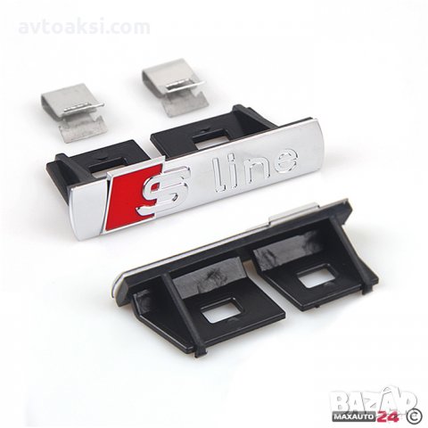 ЕМБЛЕМА S LINE ЗА ПРЕДНА РЕШЕТКА МАТОВА