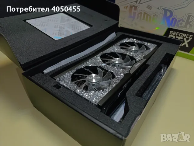 Охладител + Вентилатори + Задна планка за Palit RTX 3080 Ti GameRock 12GB, снимка 6 - Други - 56021268
