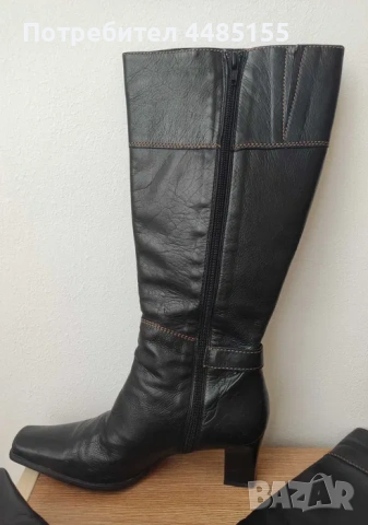 Италиански ботуши занаятчийска ръчна изработка, 37ми номер, снимка 3 - Дамски ботуши - 53072820