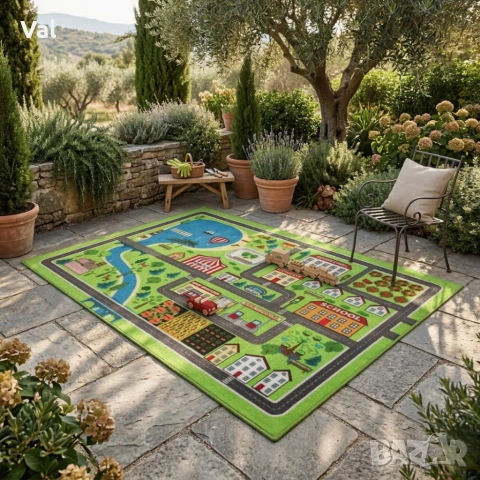 Детски килим за игра 120х160см - Различни дизайни, Противоплъзгащ и миещ се, снимка 2 - Килими - 53934245