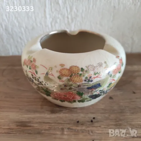 Порцеланова ваза,пепелник, снимка 2 - Вази - 49595259