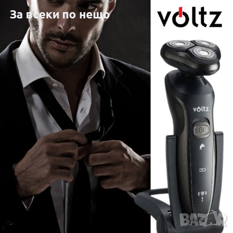 ✨Самобръсначка Voltz OV51814A, USB, 3W, черна - 2 ГОДИНИ ГАРАНЦИЯ, снимка 3 - Електрически самобръсначки - 44240947