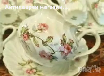 Колекционерски сервиз за кафе  - модел - TORSE PINK FLOWERS  от HAVILAND Limoges. , снимка 7 - Сервизи - 49983192