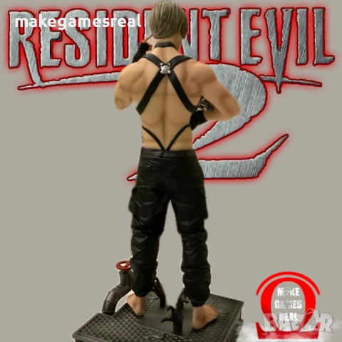 Екшън фигура Resident Evil 2 - Leon S. Kennedy, снимка 5 - Аксесоари - 54240860