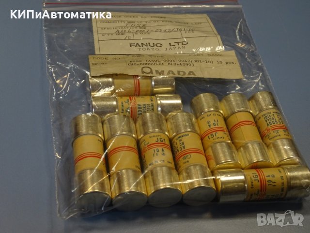 предпазител FANUC A60L-0001-0042/JG1-10 cello-lite fuse JG1, снимка 6 - Резервни части за машини - 39638744