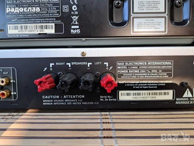 NAD - C316BEE / C515BEE, снимка 6 - Ресийвъри, усилватели, смесителни пултове - 52848621