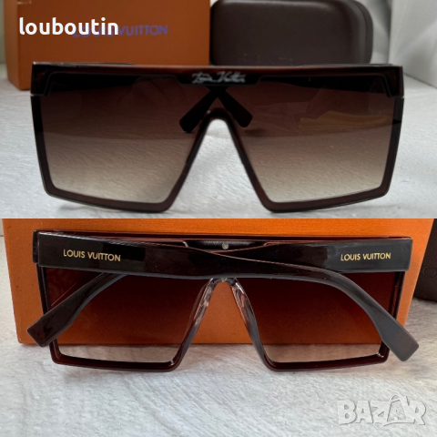 Louis Vuitton 2023 висок клас мъжки слънчеви очила маска Дамски Унисекс, снимка 1