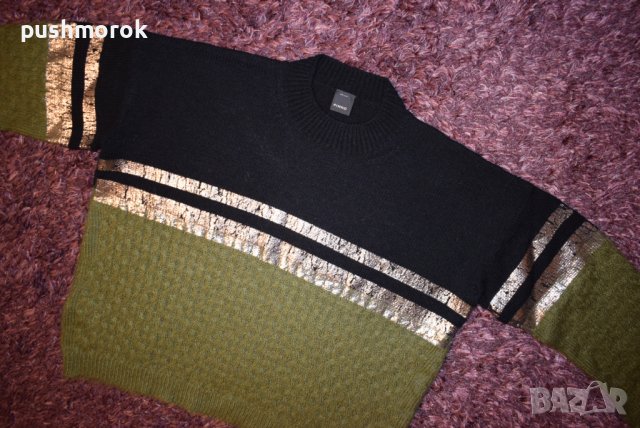 PINKO дамски мохерен пуловер Sz L ​, снимка 2 - Блузи с дълъг ръкав и пуловери - 38527846