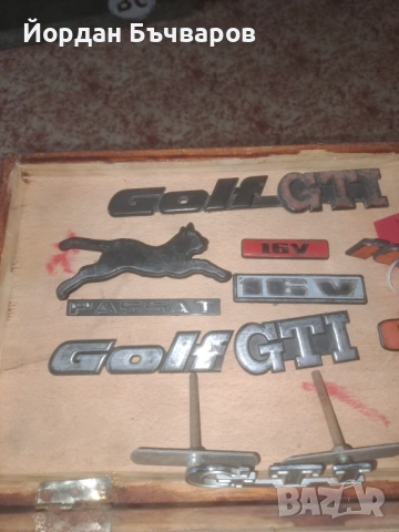 VW Golf & Jetta Mk2 редки емблеми, снимка 4 - Части - 53937122