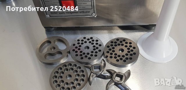 Професионална електрическа месомелачка ТК-12 с редуктор. Чисто нова. Хит цена 389лв/198,89€, снимка 5 - Месомелачки - 33790331