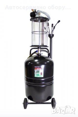 МАСЛАРКА - ПНЕВМАТИЧНА ПОМПА ЗА ЗАСМУКВАНЕ НА МАСЛО 60 + 10 ЛИТРА ROCKFORCE, снимка 1