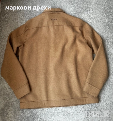BOSS Lom_1 Wool Overshirt L, снимка 8 - Якета - 52913123