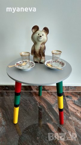 Сива сгъваема маса, снимка 1