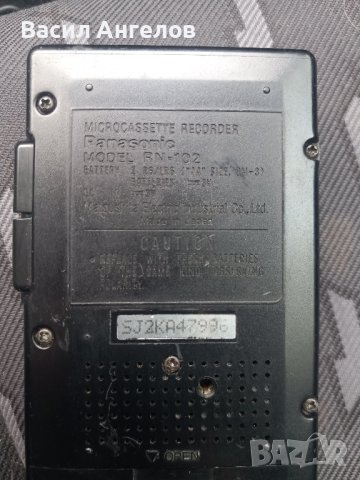 диктофон Panasonic, снимка 4 - Радиокасетофони, транзистори - 42821565