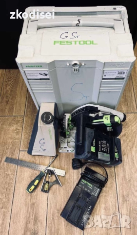 Акумулаторен ръчен циркуляр FESTOOL TSC 55 REB, снимка 4 - Други инструменти - 52386865