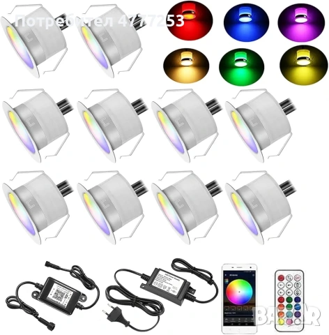 Лед лампи , мини лед осветление за вграждане за външен монтаж