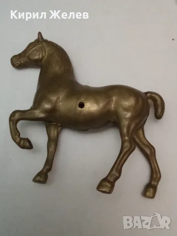 Старинна бронзова фигурка на 🐎 кон 50652, снимка 2 - Колекции - 56525065